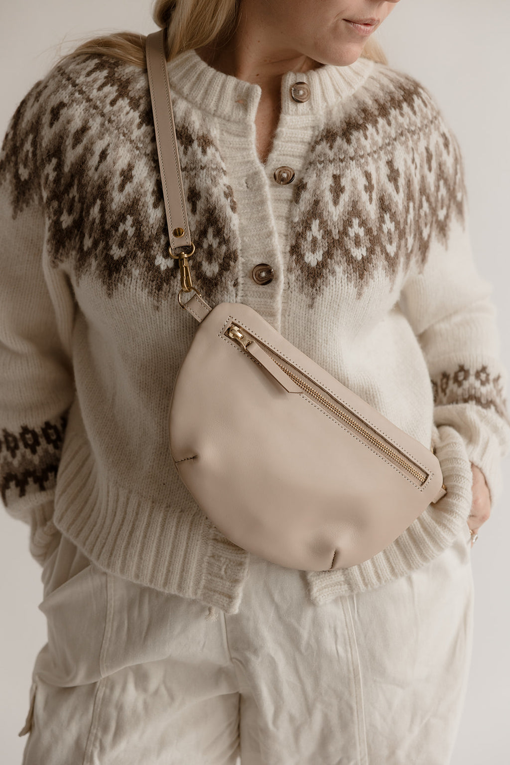 The Midi Sling, Gardenia – ABBY ALLEY