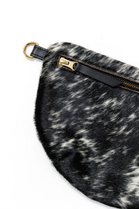 Cow Hair 1: Midi Sling, Black