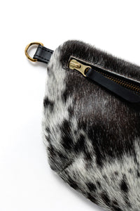 Cow Hair 3: Sling Bag, Black