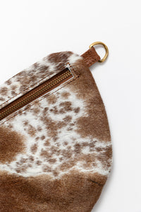 Cow Hair 14: Midi Sling, Cognac