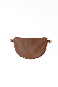 Cow Hair 15: Sling Bag, Pebbled Cognac