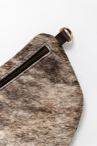 Cow Hair 16: Sling Bag, Mocha