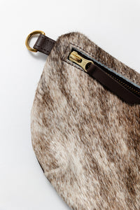 Cow Hair 16: Sling Bag, Mocha