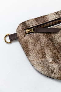 Cow Hair 18: Midi Sling, Mocha