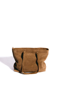 The Tote Bag, Caramel Suede