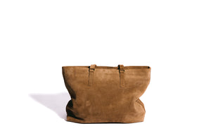 The Tote Bag, Caramel Suede