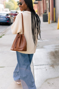The Everyday Bucket Bag, Cognac