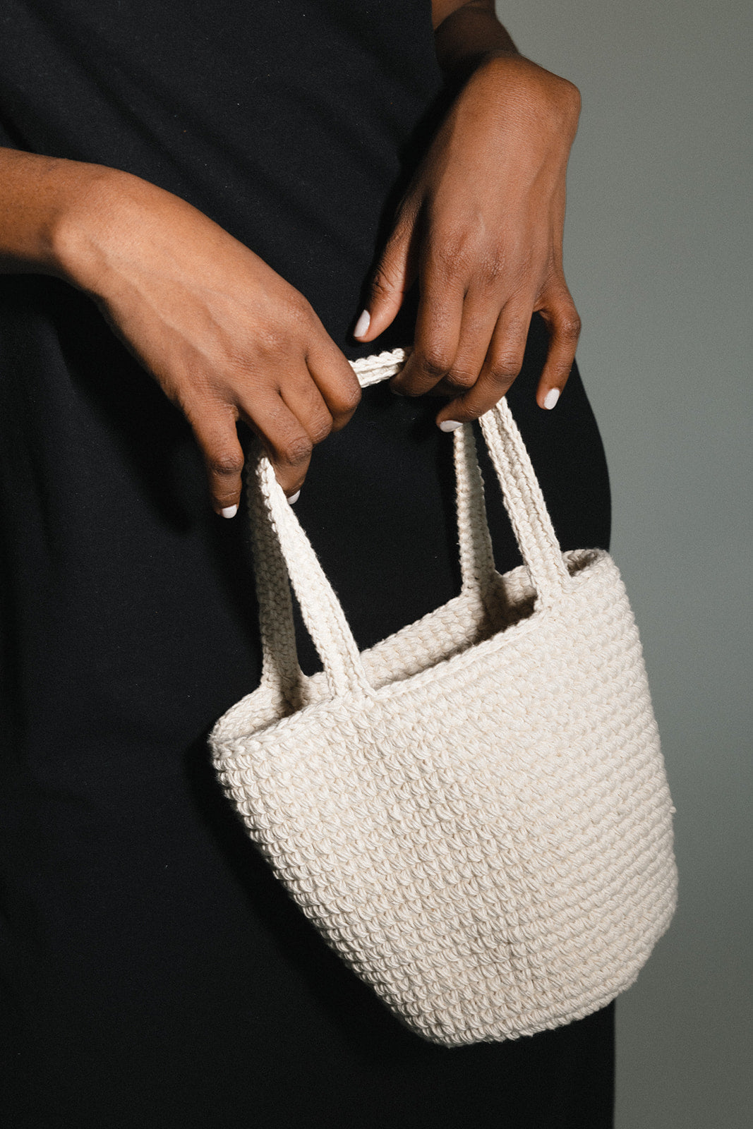 【Garments Fab】Crochet Tassel Mini Bag (IVORY) GARMENTS FAB 가먼츠팹 ACCESSORIES