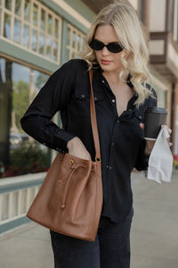 The Everyday Bucket Bag, Cognac