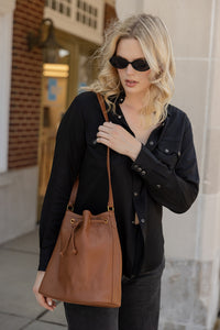 The Everyday Bucket Bag, Cognac