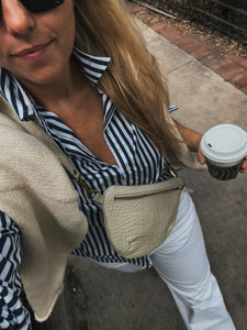 The Midi Sling, Ivory Croco
