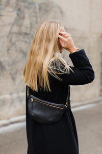 Sling Bag, Black – ABBY ALLEY - Main Image