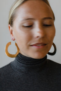 Flat Hoop Earrings