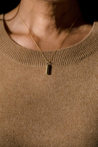Cylinder Pendant Necklace