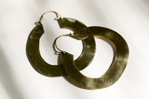 Flat Hoop Earrings